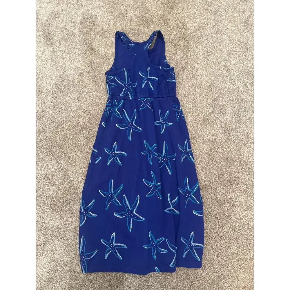Gymboree Blue Starfish Mermaid Cove Racerback Maxi Dress, 5